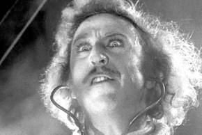 Gene Wilder looking crazed in Young Frankenstein