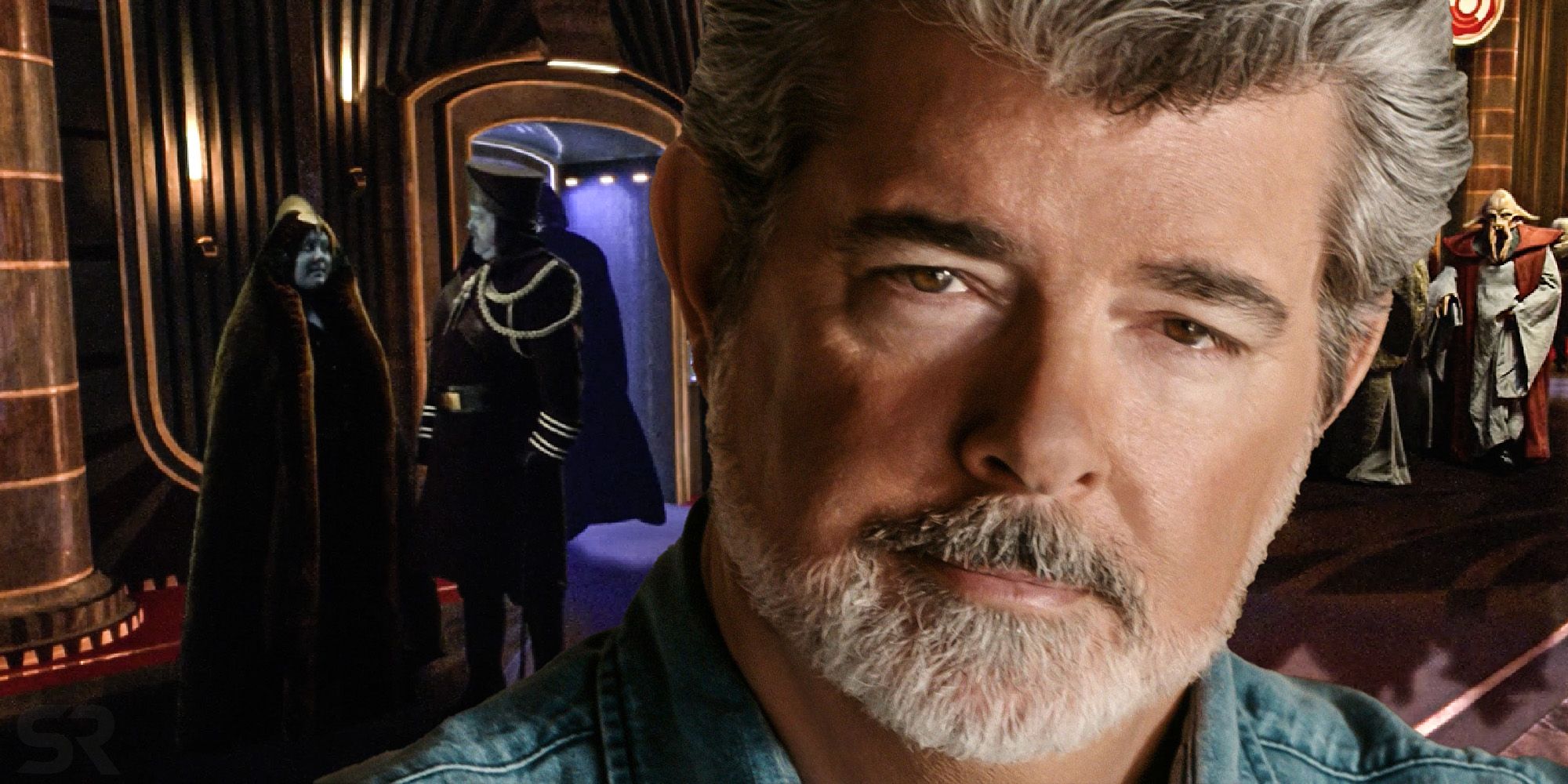George Lucas Cameo star wars revenge of the sith