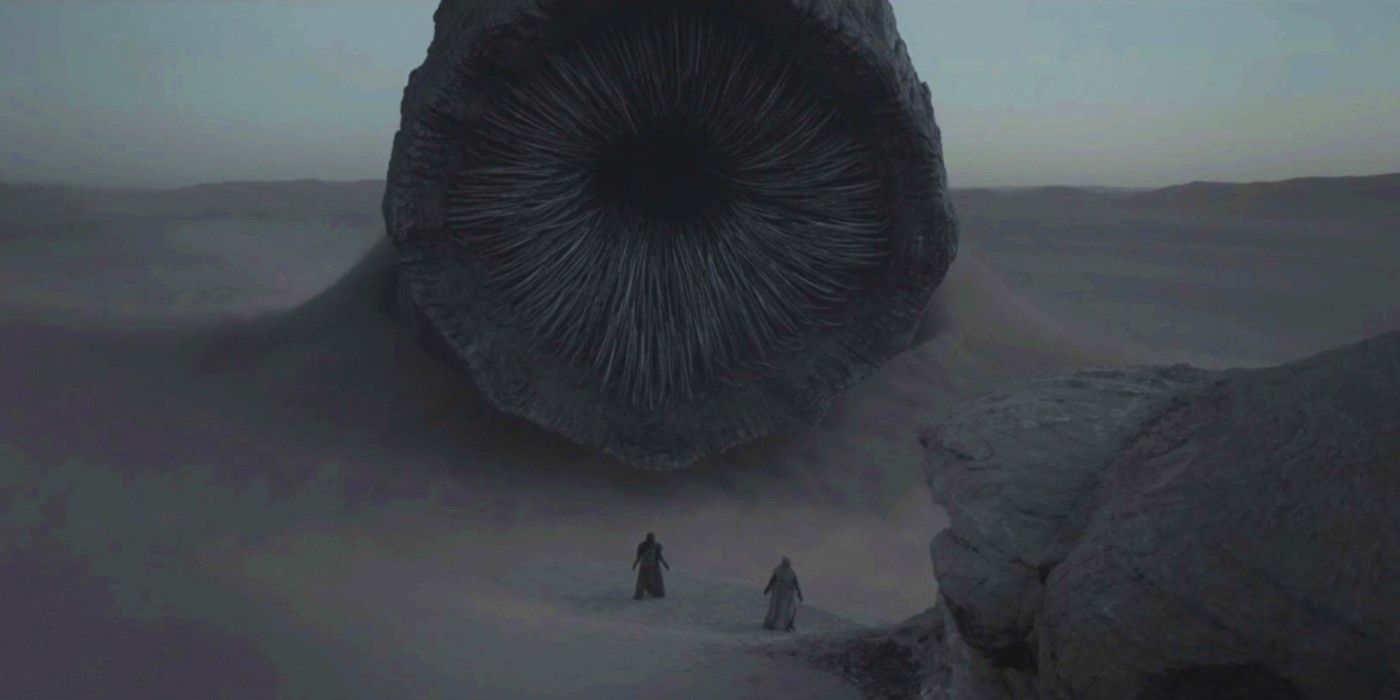 Giant Sandworm in Dune Movie Trailer