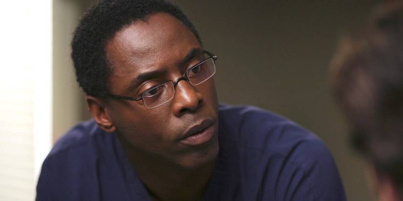 Preston Burke talking to Cristina in Grey's Anatomy