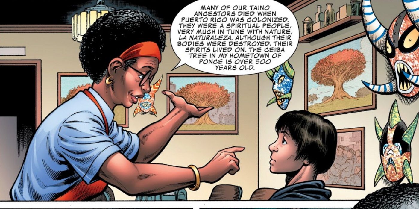 Groot is Puerto Rican Taino