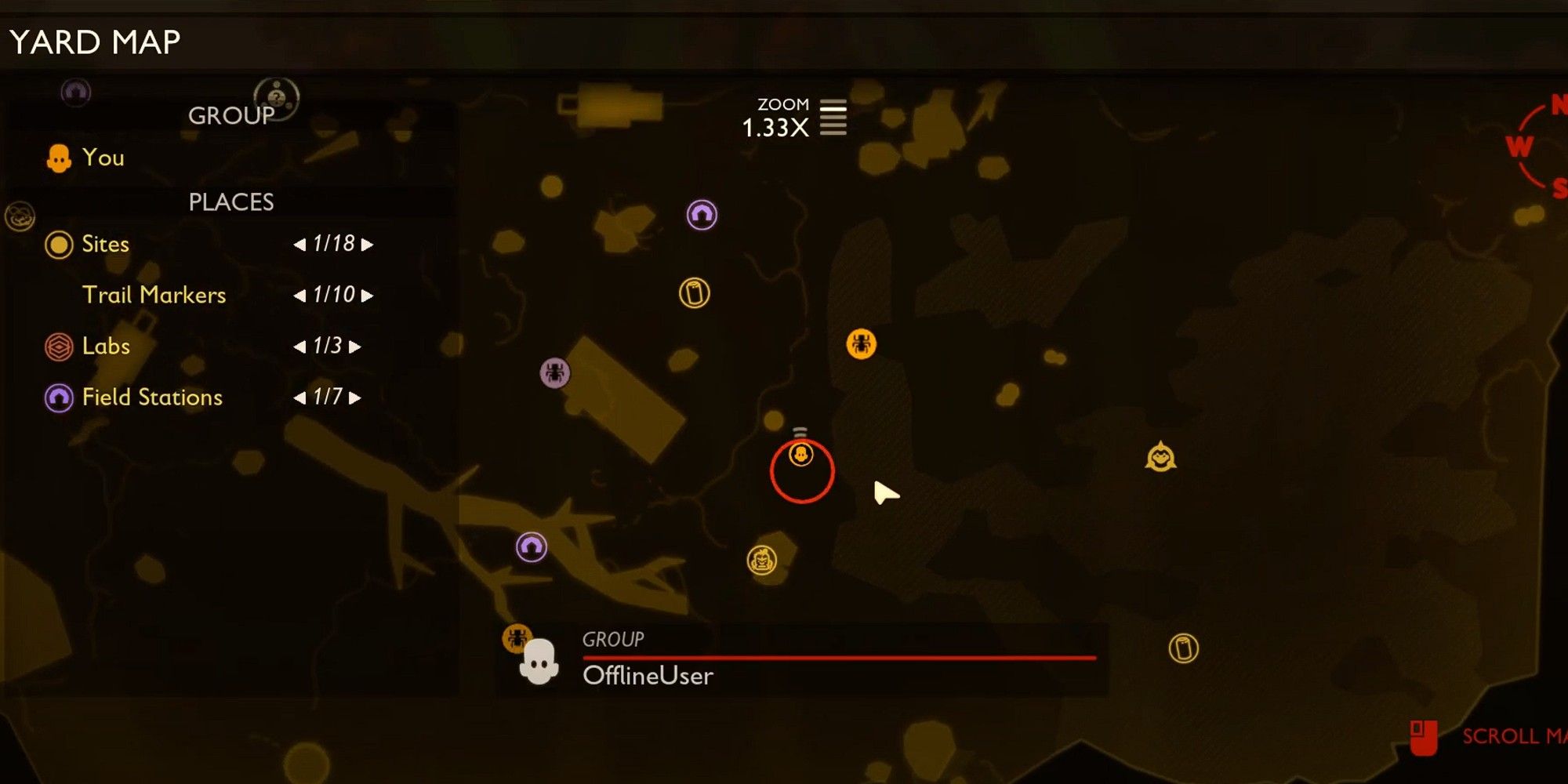 Map location for the Clover Cave in Grounded after patch 0.2.0