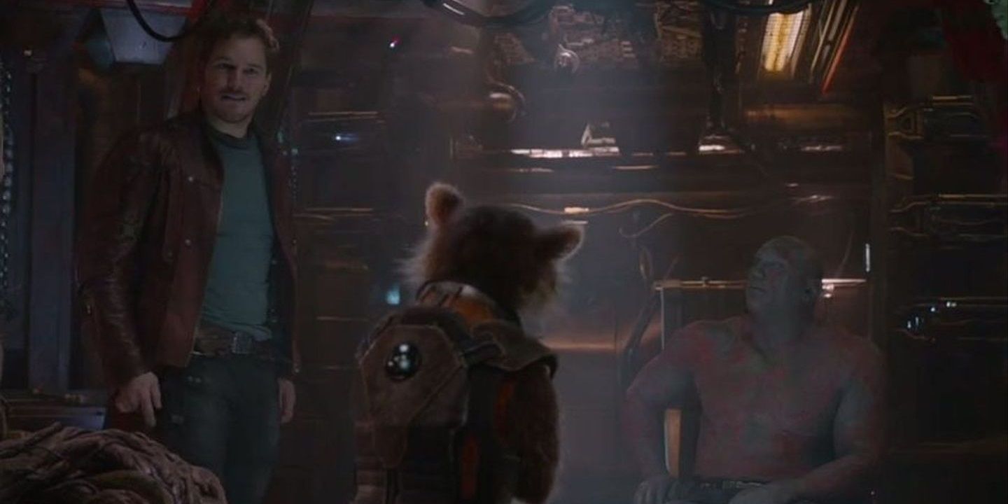 Peter Quill and Rocket arguing about Peter's &quot;part of a plan&quot;