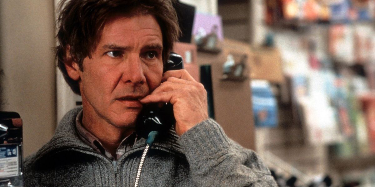 Harrison Ford on the phone in The Fugitive