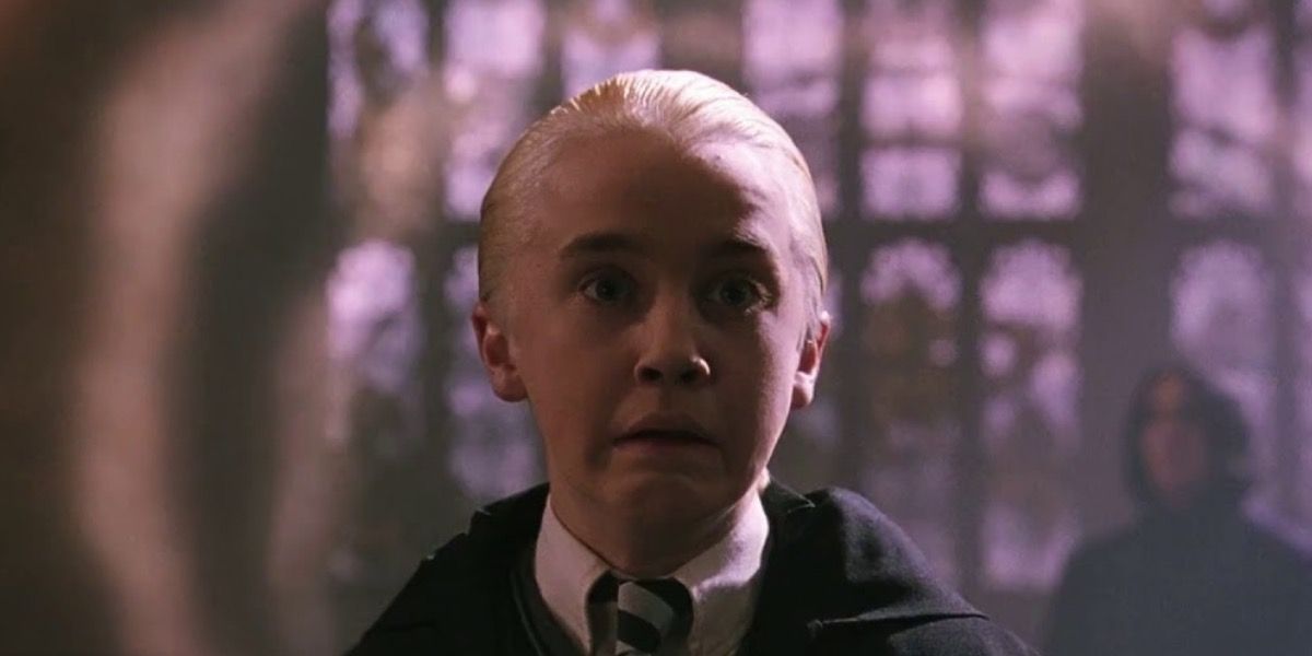 Draco Malfoy terrified