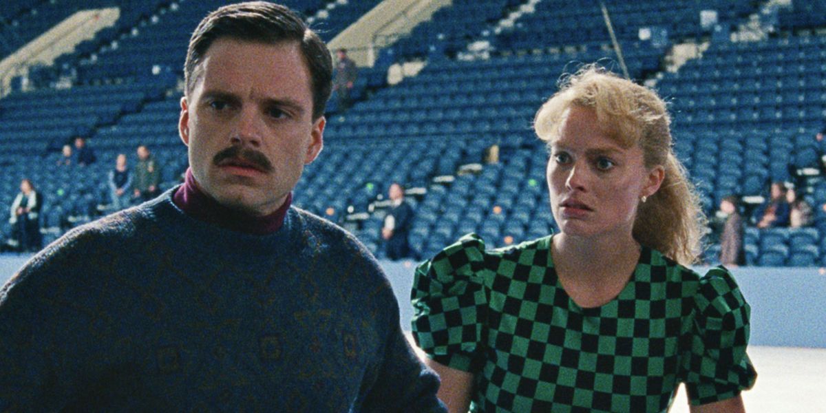 Sebastian Stan and Margot Robbie in I,Tonya