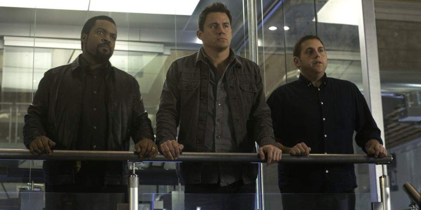 Ice Cube with Channing Tatum and Jonah Hill in the Jump Street franchise