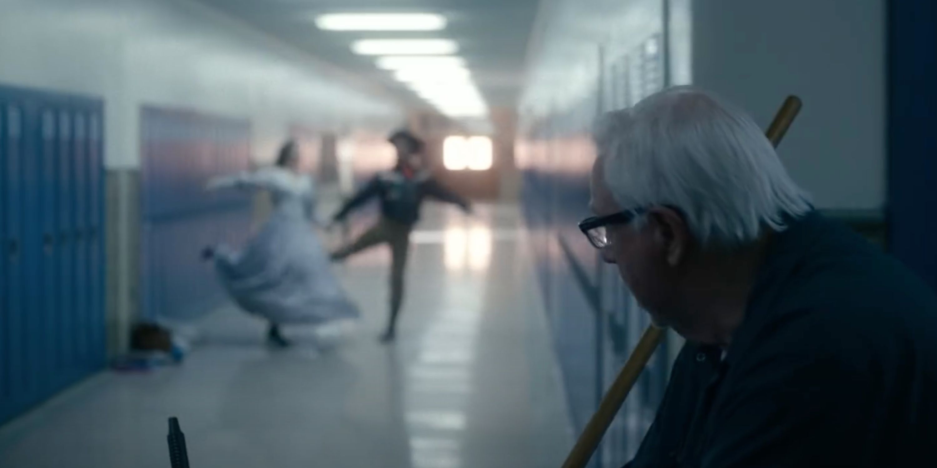 Gus Boyd looking at dancing in I&rsquo;m Thinking of Ending Things