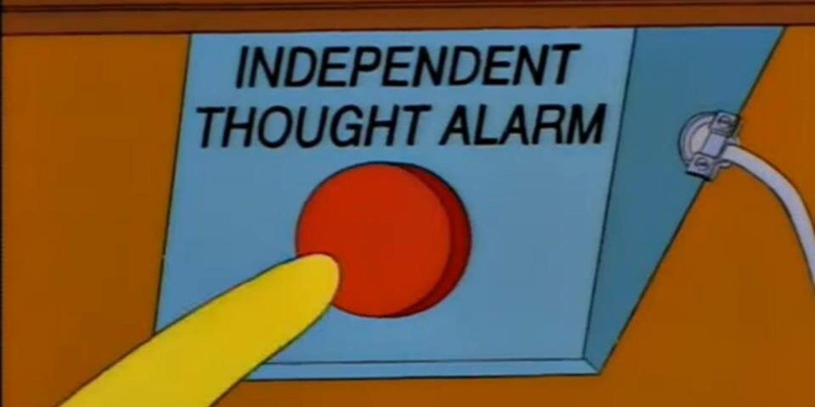 Independent Thought Alarm in The Simpsons