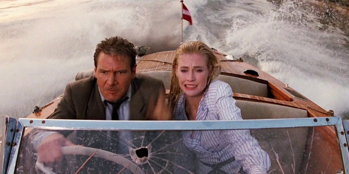 The Venice boat chase in Indiana Jones and the Last Crusade
