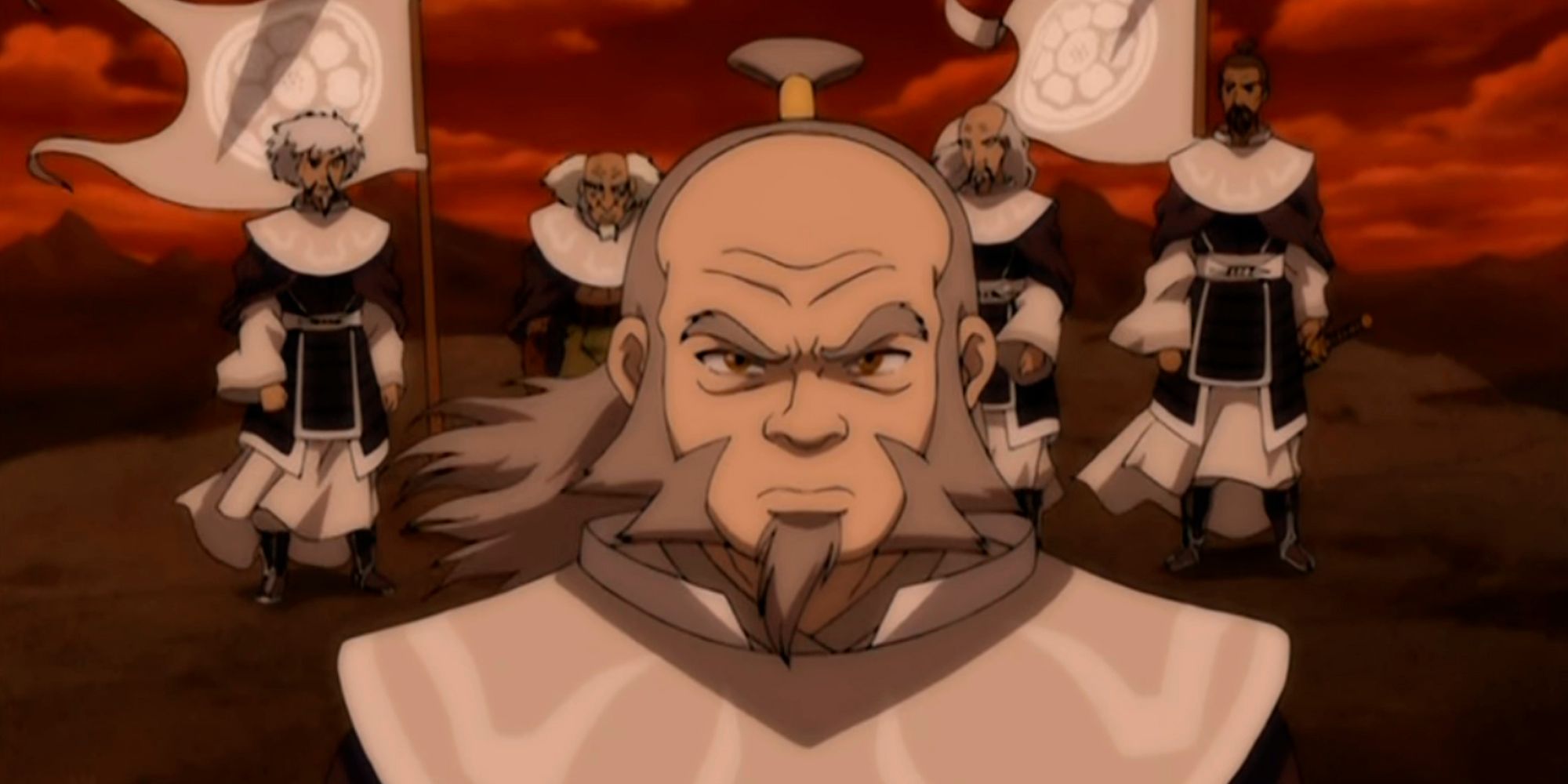 Iroh and the Order of the White Lotus Liberate Ba Sing Se in Avatar The Last Airbender