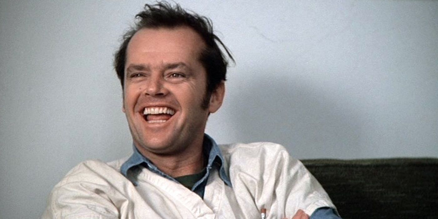 McMurphy laughing in One Flew Over The Cuckoo's Nest