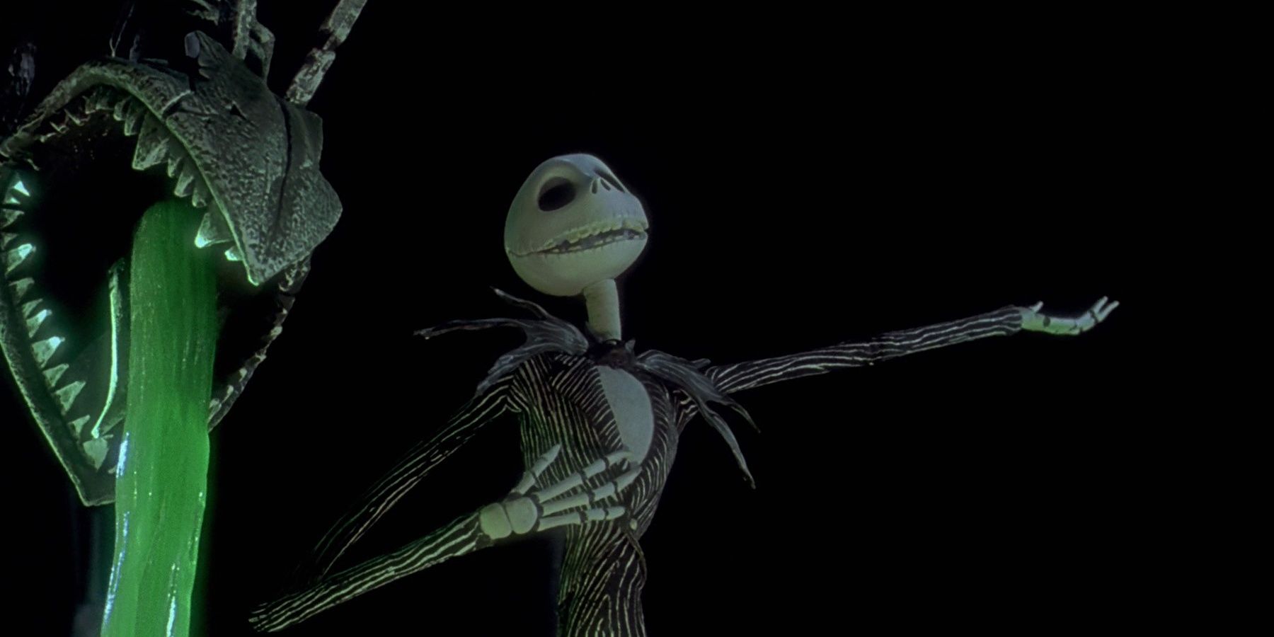 Jack Skellington coming out of the Fountain in The Nightmare Before Christmas