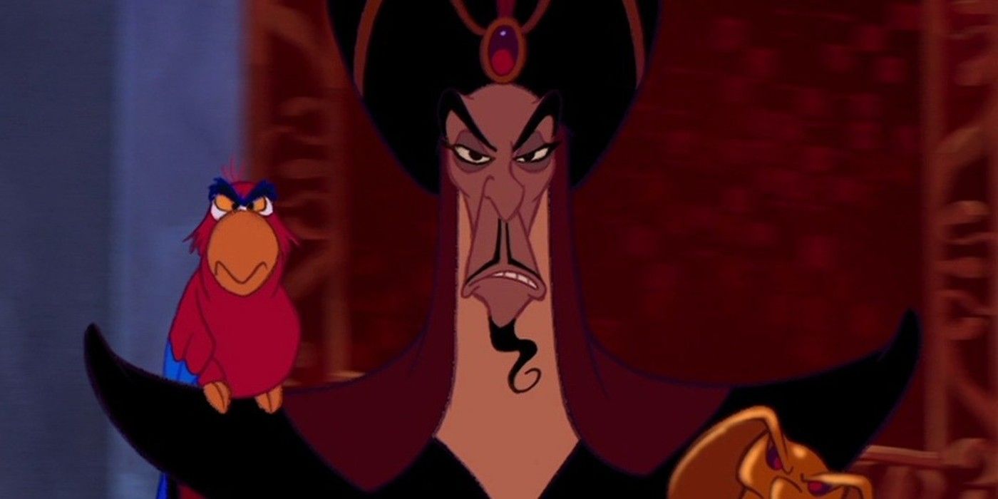 Jafar looking serious in Disney's Aladdin.