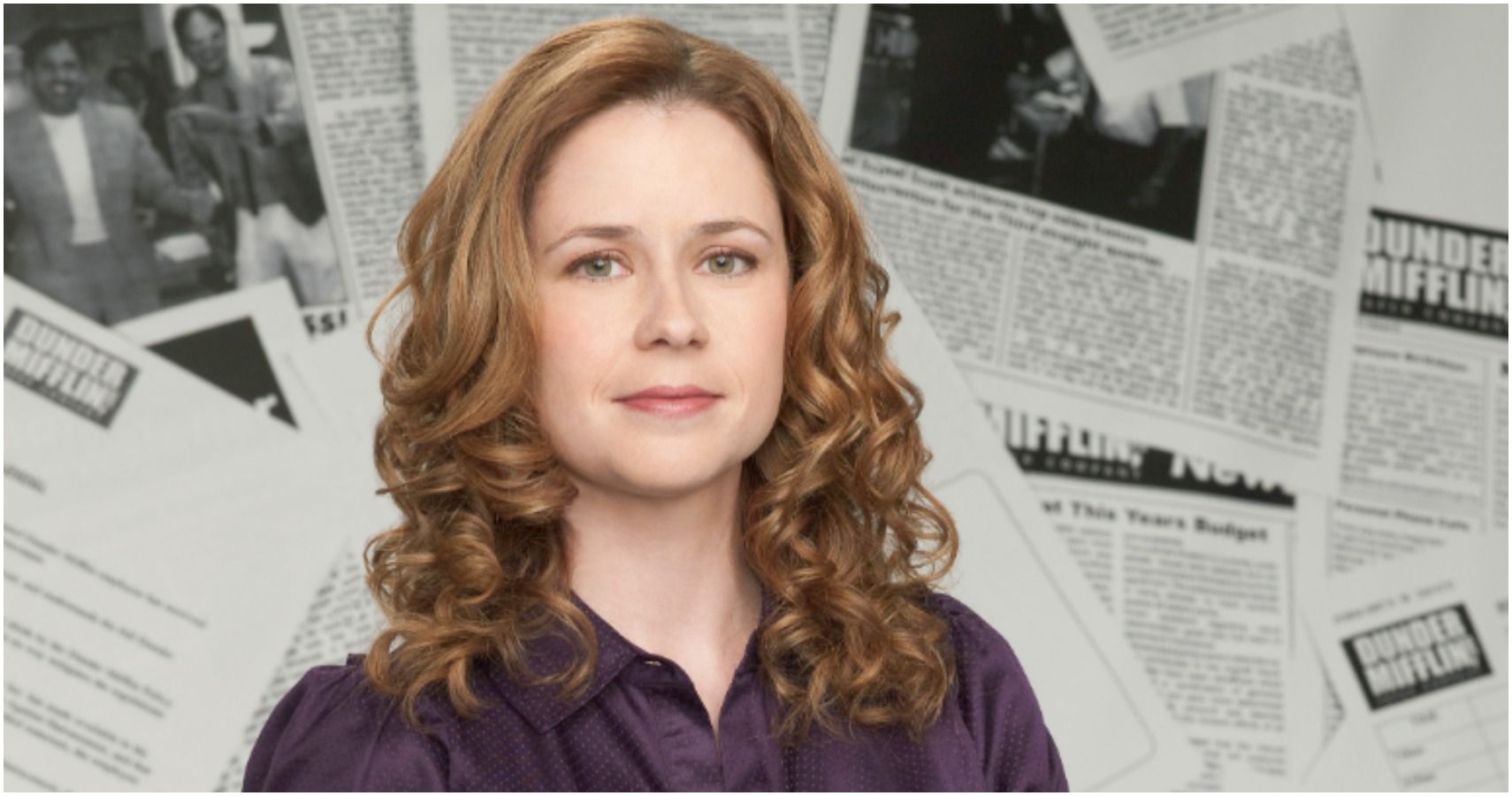 Profile shot of Jenna Fischer as Pam Beesly in The Office
