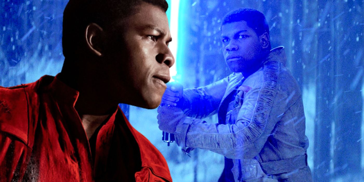 John Boyega as Finn in Star Wars The Force Awakens and The Last Jedi