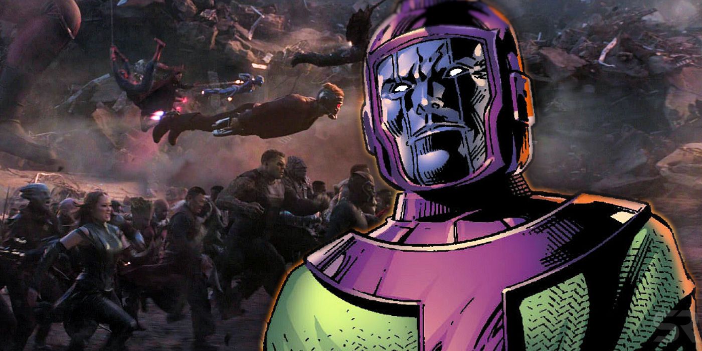 An image of Kang the Conqueror and the Battle for Earth in the MCU