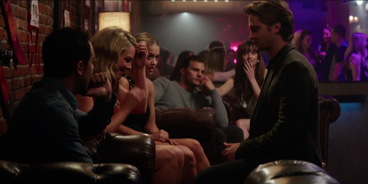 Eloise Mumford and Luke Grimes in Fifty Shades of Grey Freed