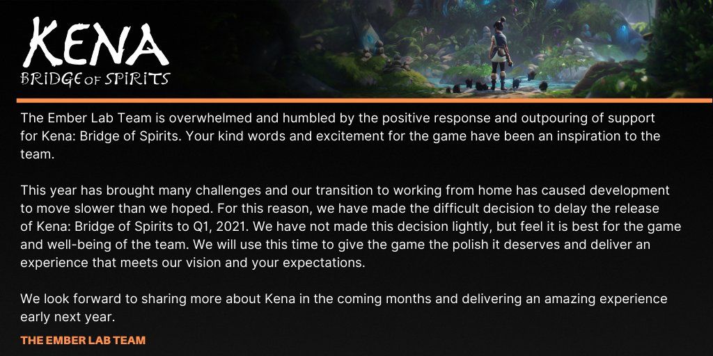 Kena Bridge Of Spirits Delay