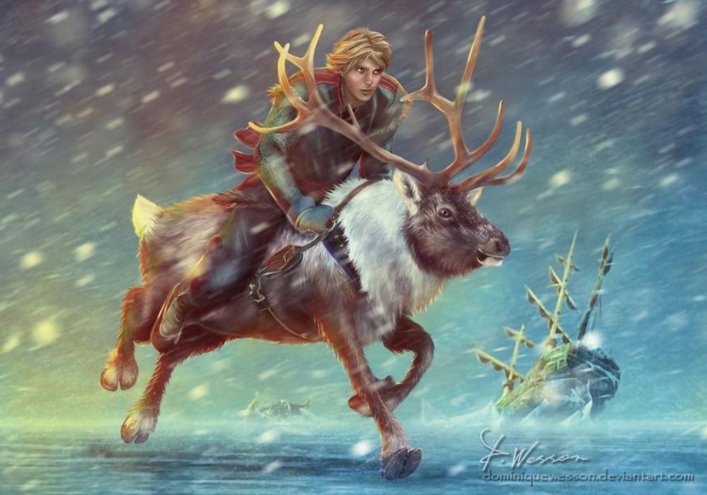 Kristoff fan art by DominiqueWessonon Deviantart