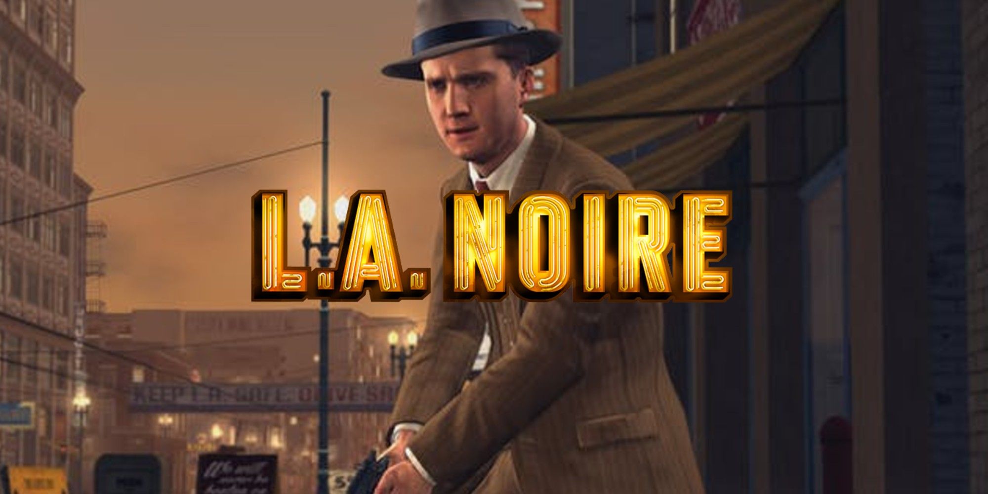 Cole Phelps shouting in L.A. Noire.