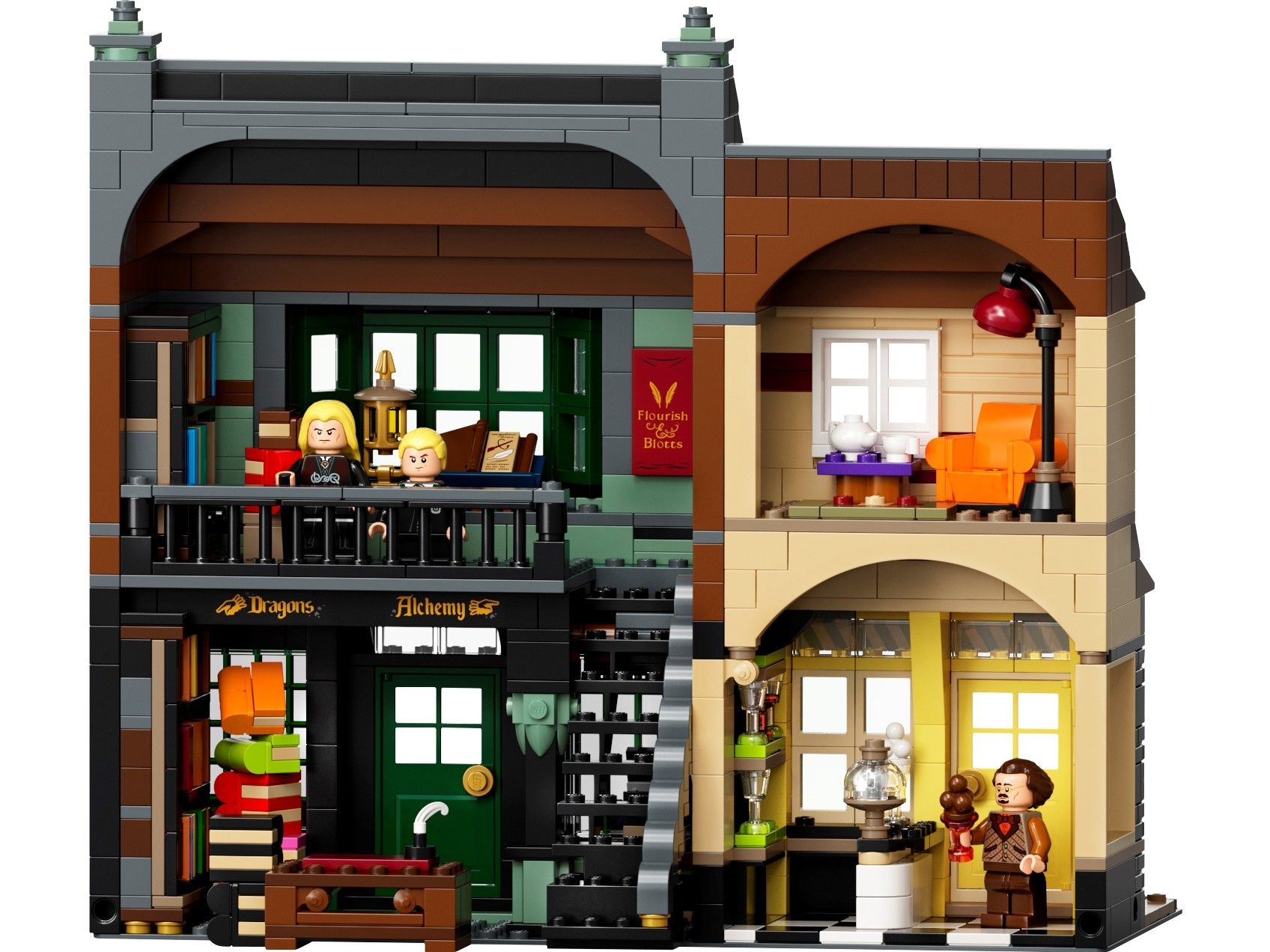 Massive Harry Potter Diagon Alley LEGO Set Launches With 16 Minifigures