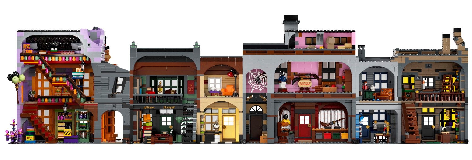 Massive Harry Potter Diagon Alley LEGO Set Launches With 16 Minifigures