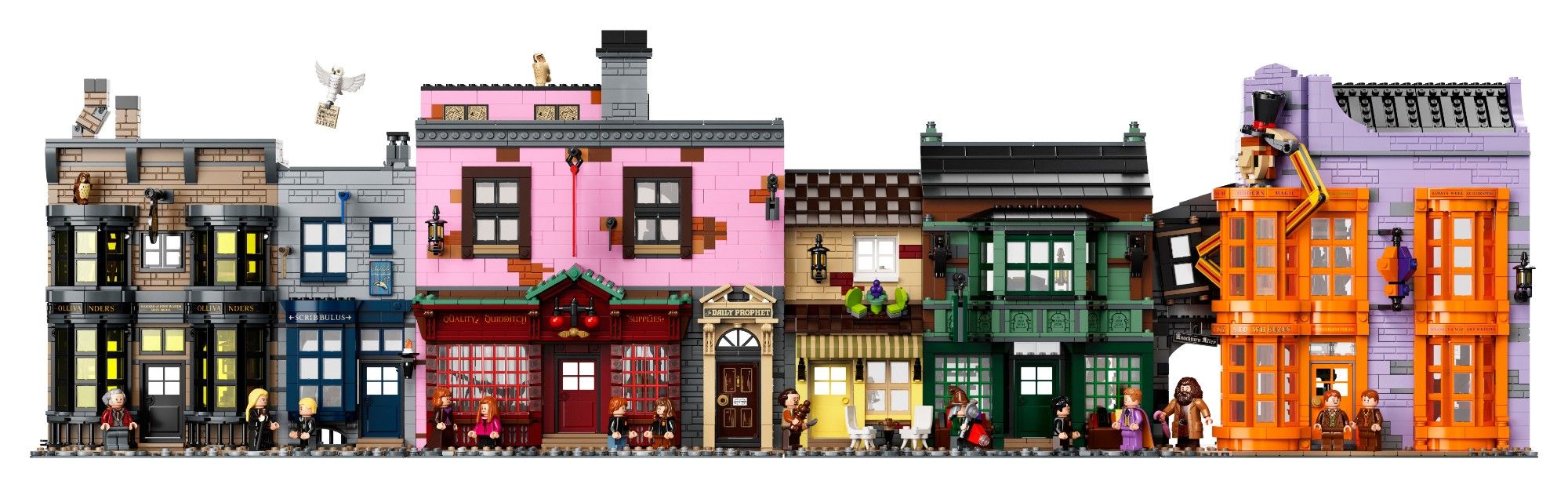 LEGO Harry Potter Diagon Alley Set Full Front