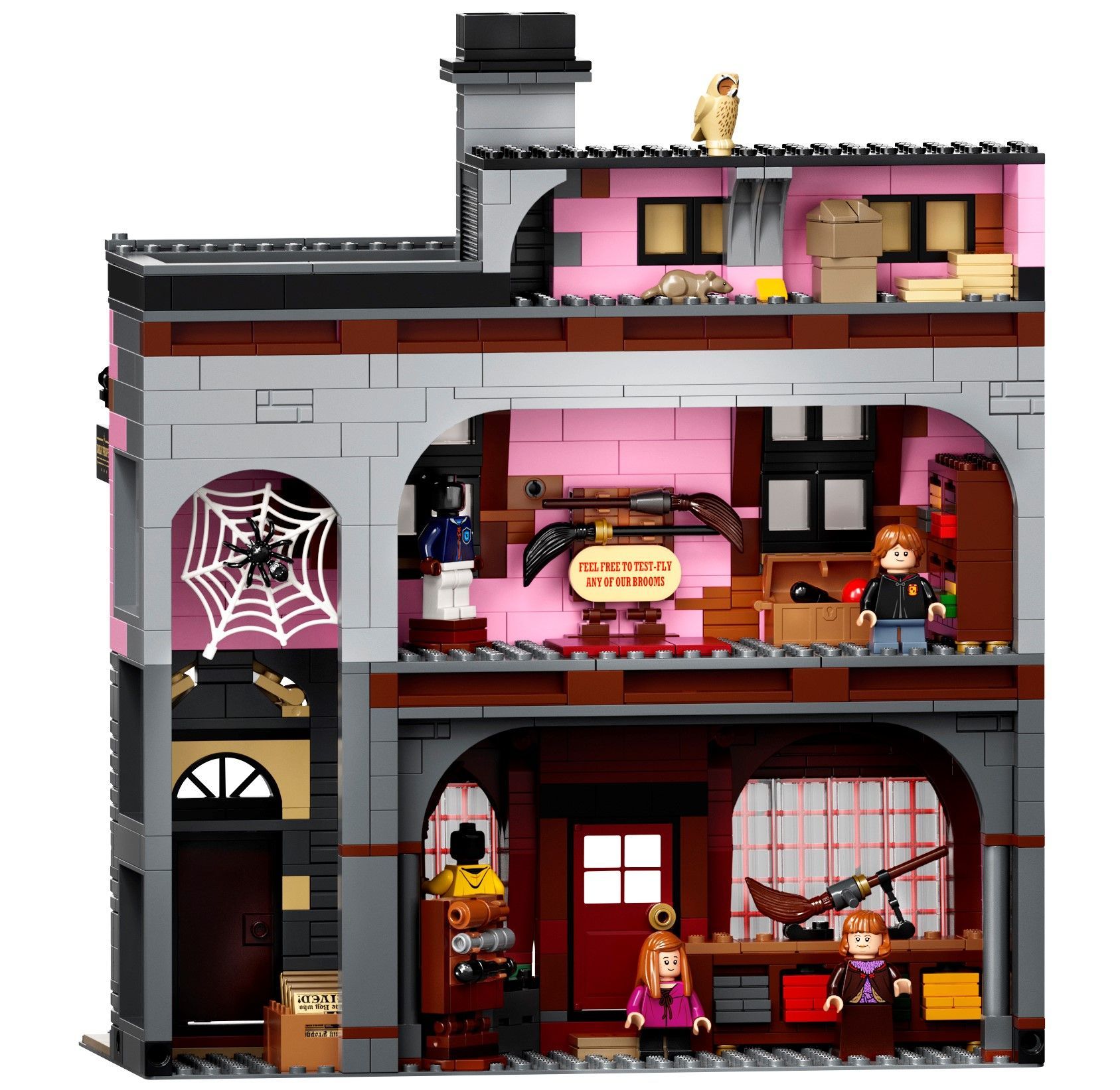 Massive Harry Potter Diagon Alley LEGO Set Launches With 16 Minifigures