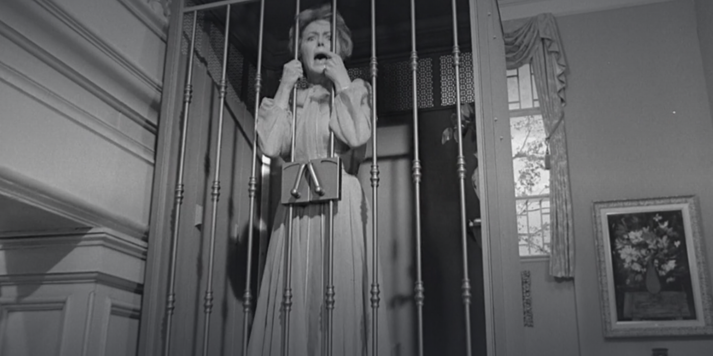 Lady in a Cage 1964 Woman in Elevator Calling for Help