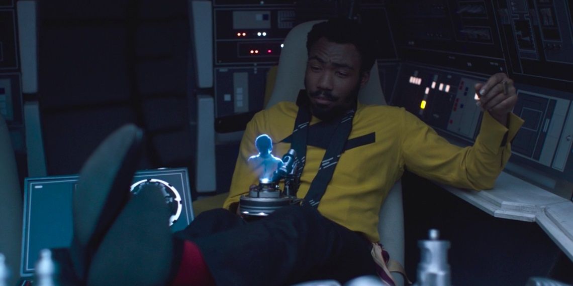 Lando performs the Calrissian Chronicles in Solo A Star Wars Story