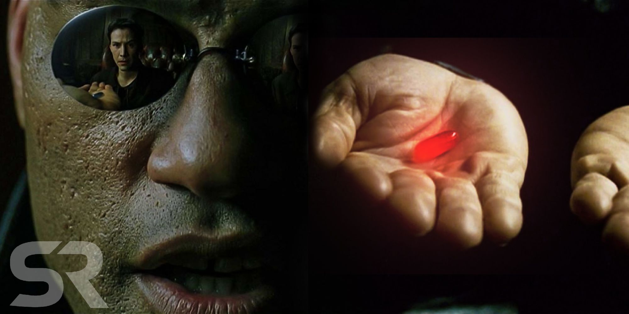 Lawrence Fishburne Morpheus the matrix Red pill