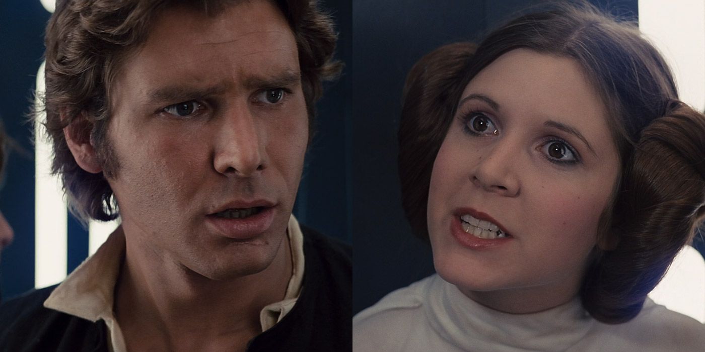 Leia tells Han to follow her instructions on the Death Star in Star Wars: A New Hope