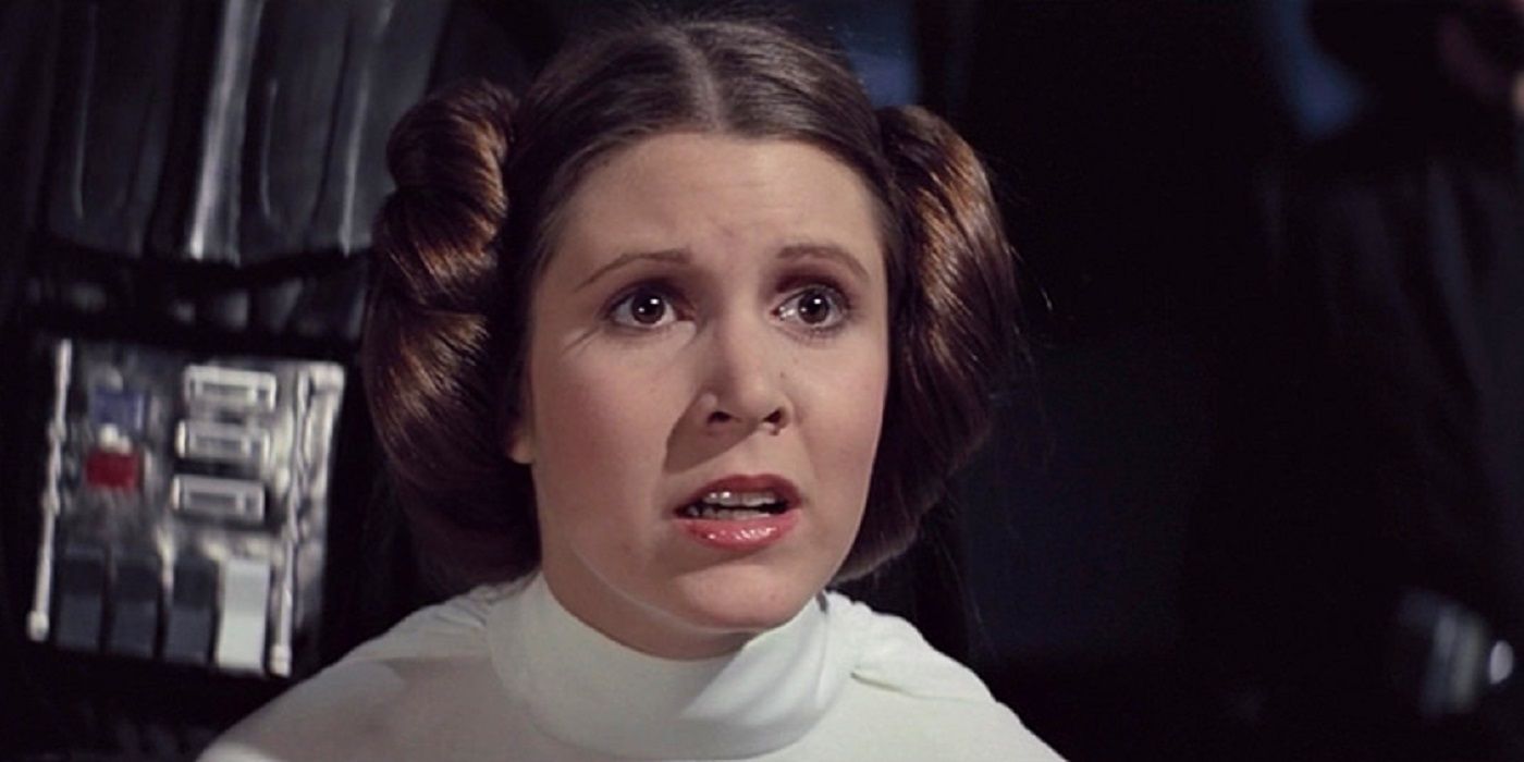 Star Wars's Princess Leia is held captive by Darth Vader and the Empire