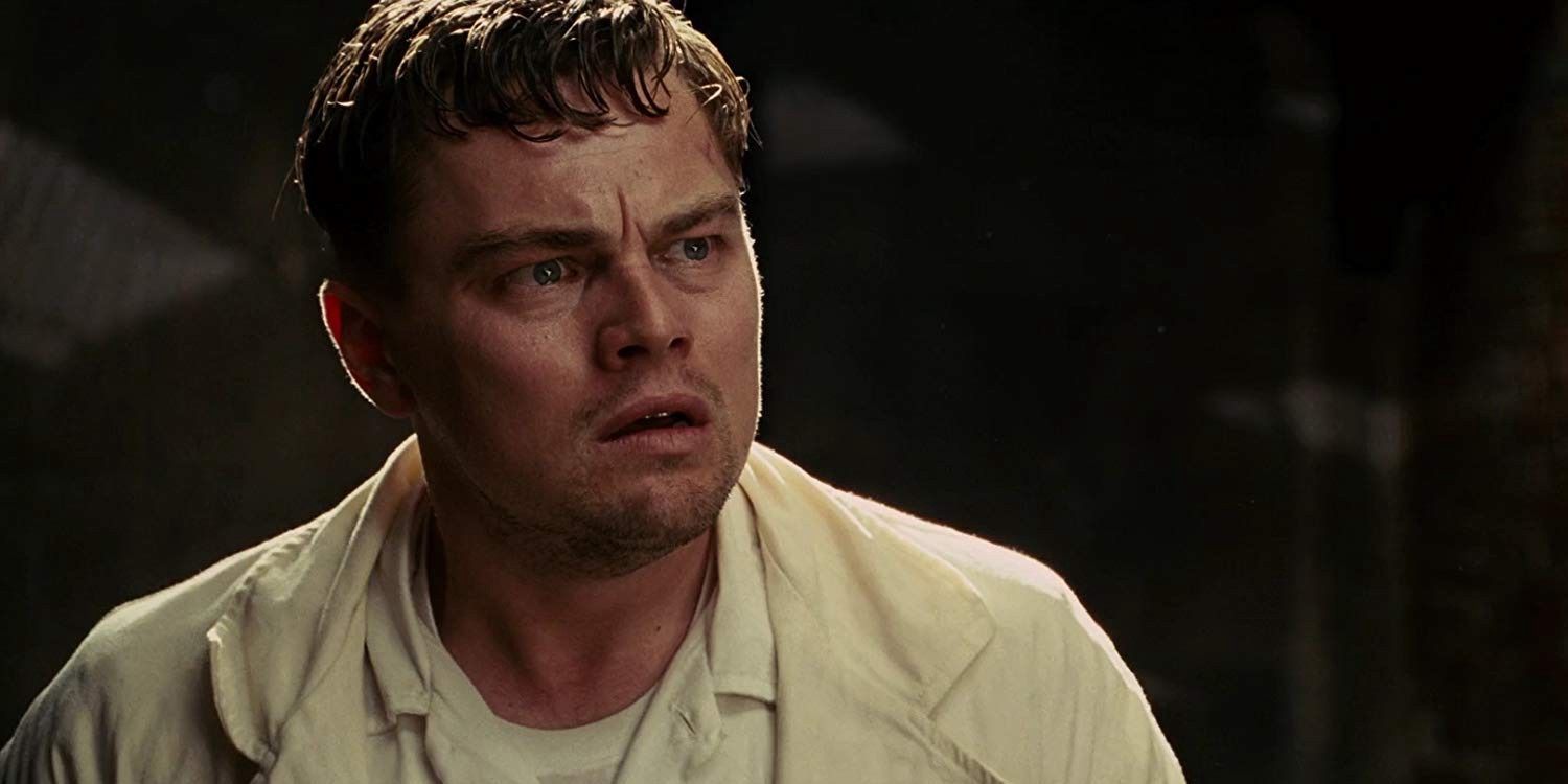 Leonardo DiCaprio as Teddy Daniels in Shutter Island