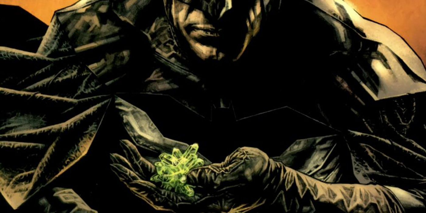 Lex Luthor Man of Steel batman looks at kryptonite