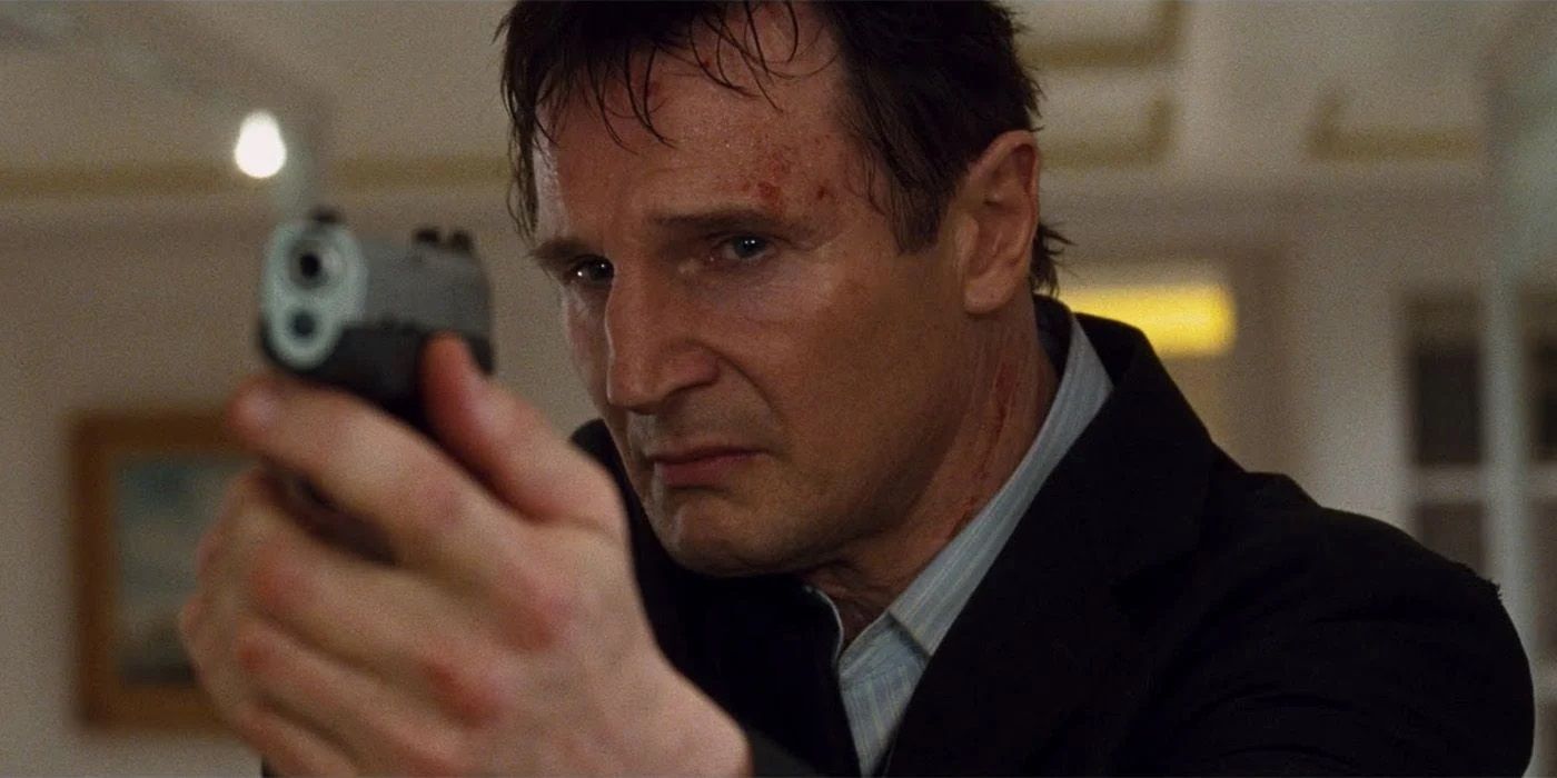 Liam Neeson shooting in Taken
