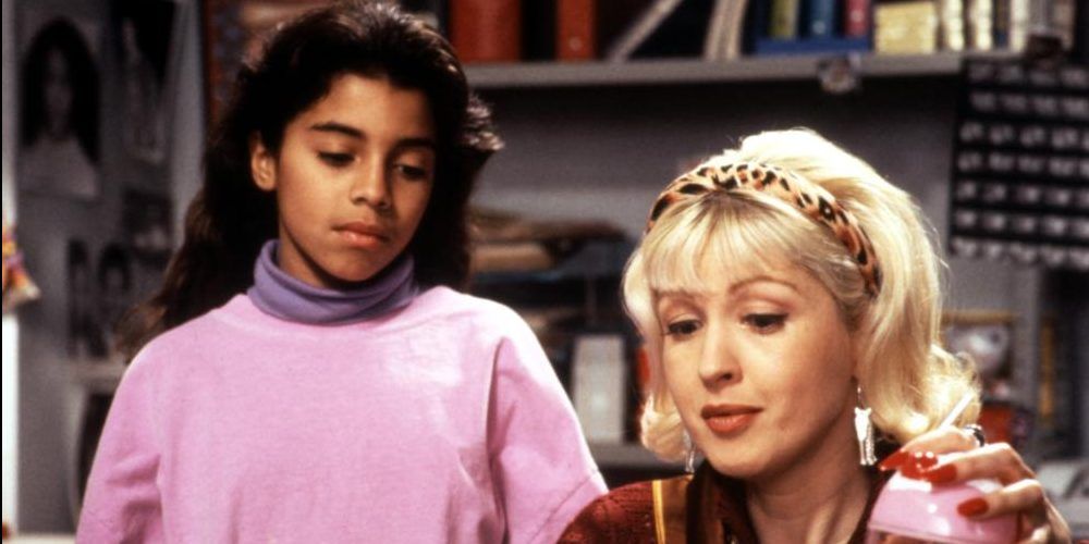 Christina Vidal and Cyndi Lauper in Life with Mikey