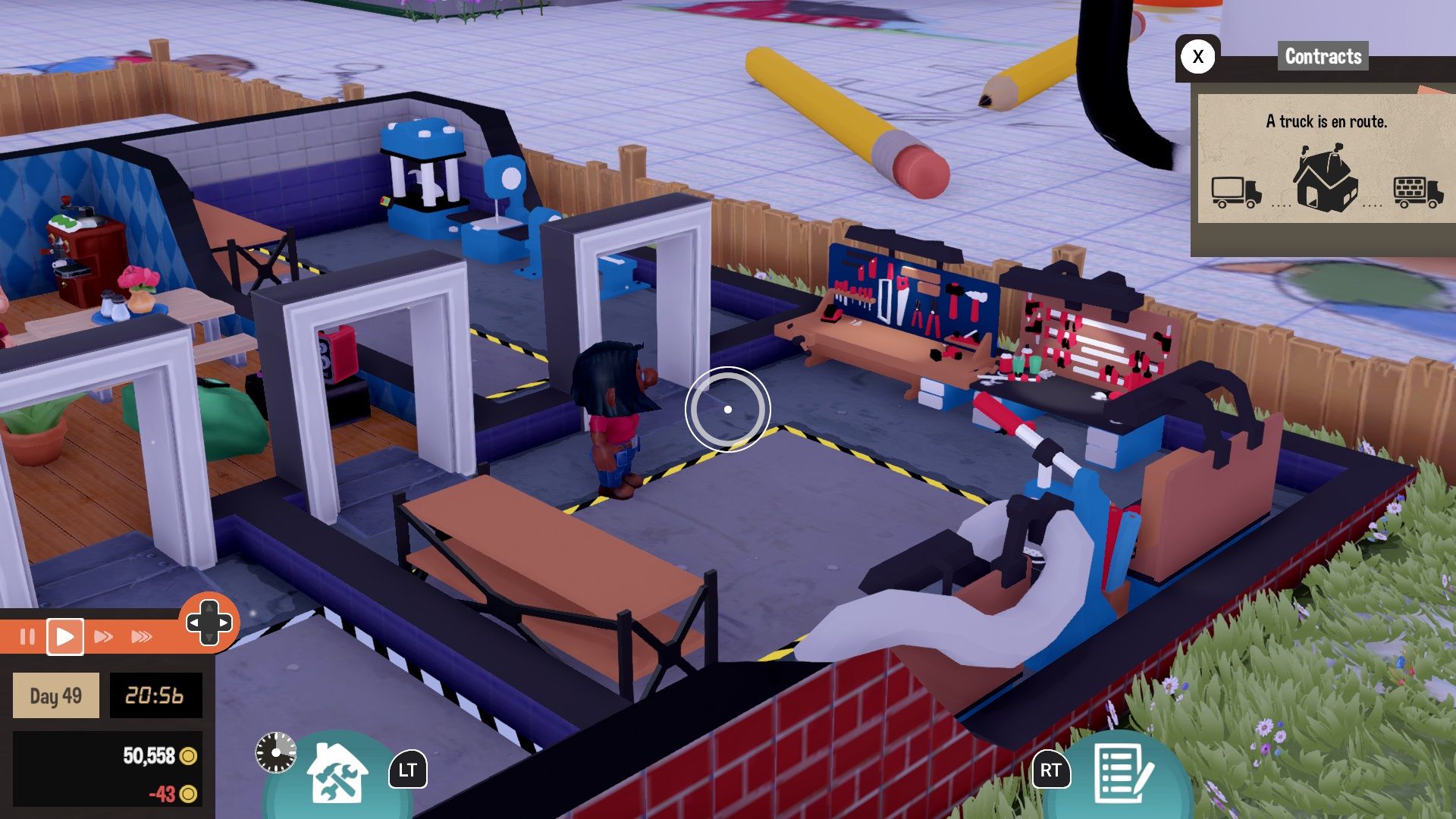 factory sim Little Big Workshop.
