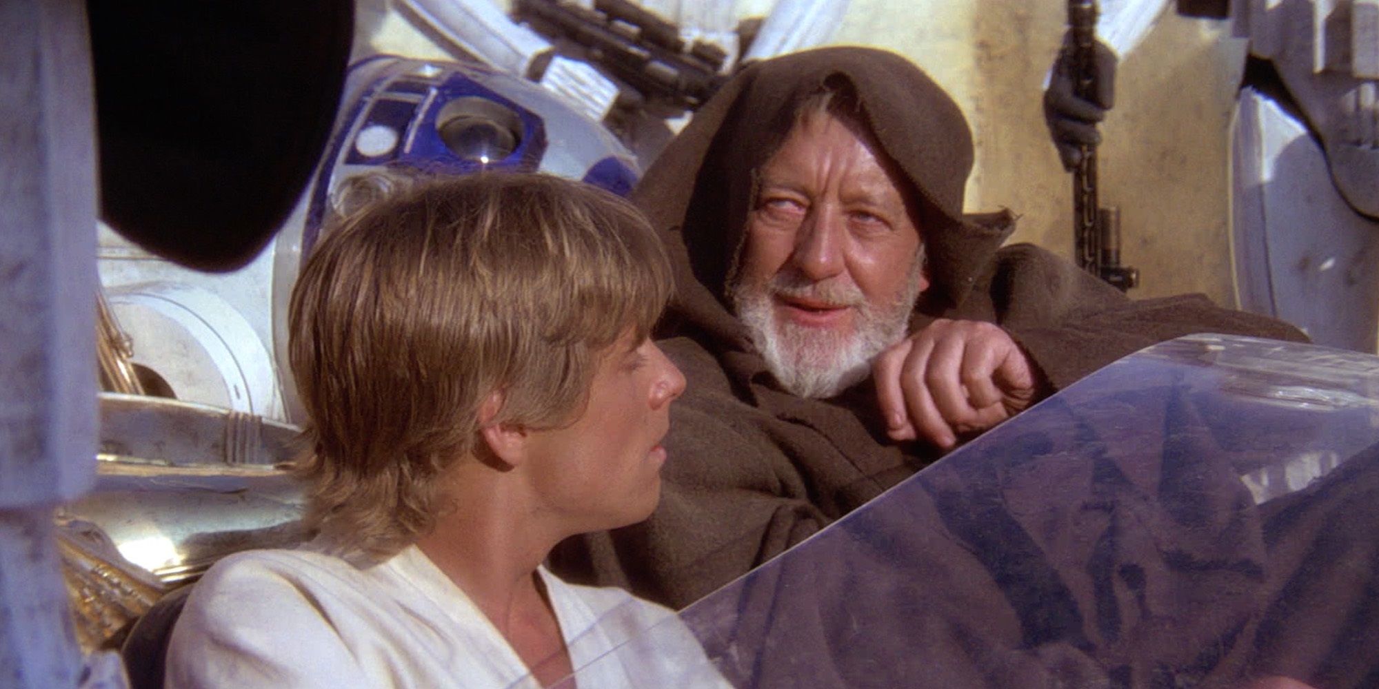 Luke Skywalker and Ben Kenobi in Star Wars
