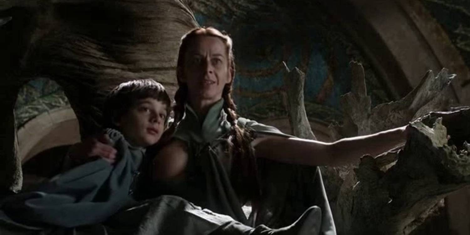 Lysa e Robin Arryn em Game of Thrones