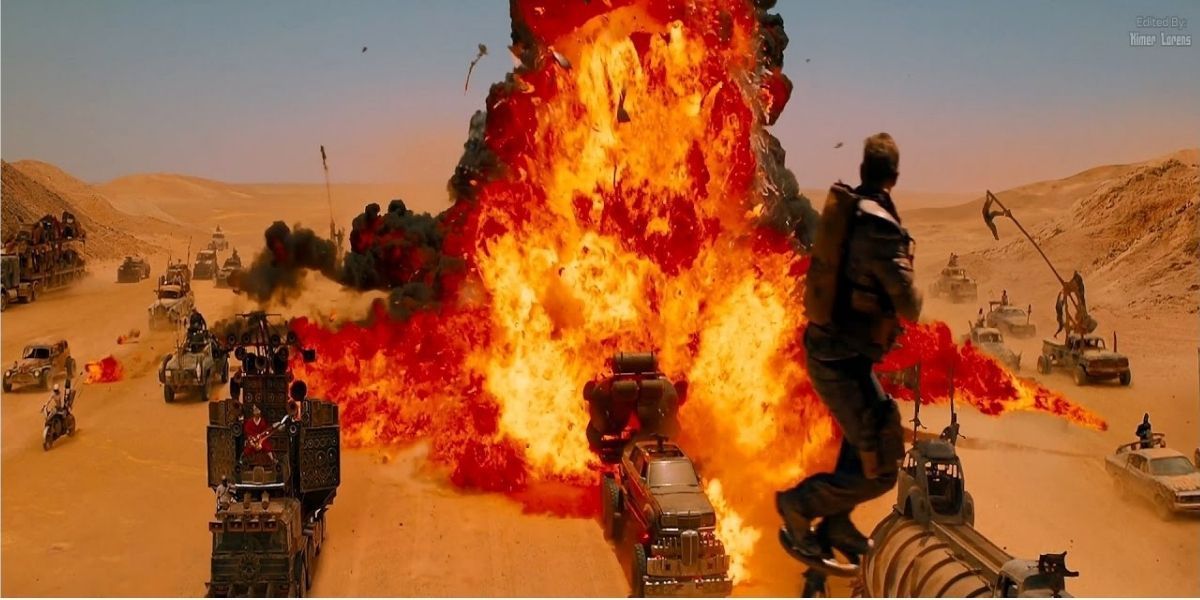 Mad Max Fury Road Massive Explosion on the fury road