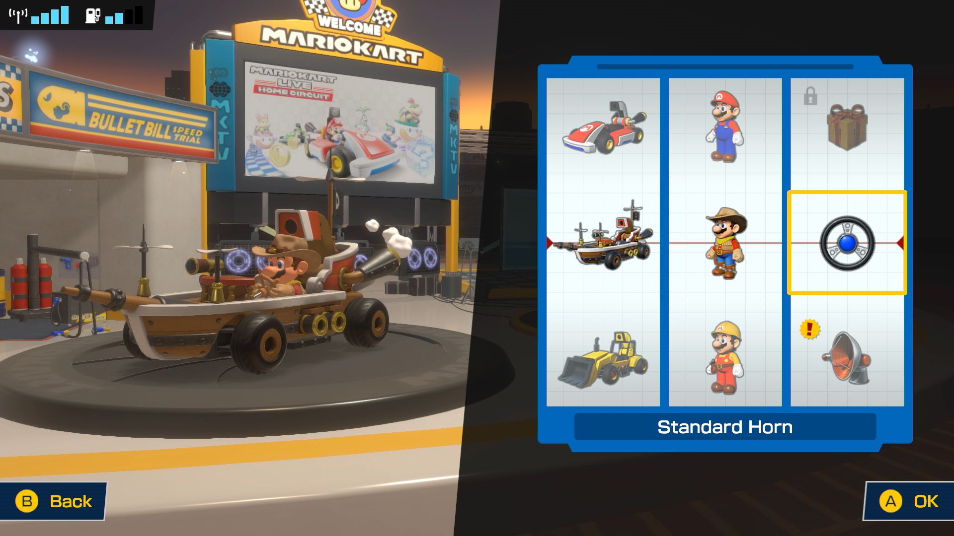 Mario Kart Live Customization Options