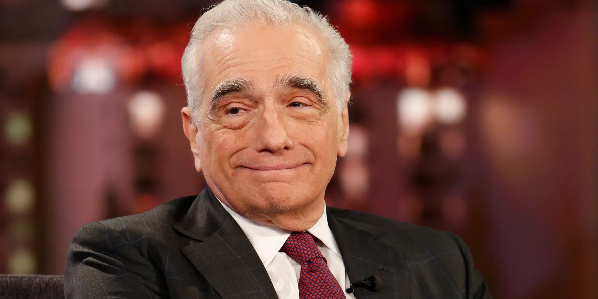Martin Scorsese on a late-night talk show