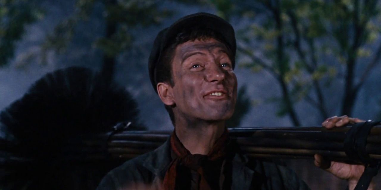Dick Van Dyke as Bert in the Disney film &quot;Mary Poppins.&quot;