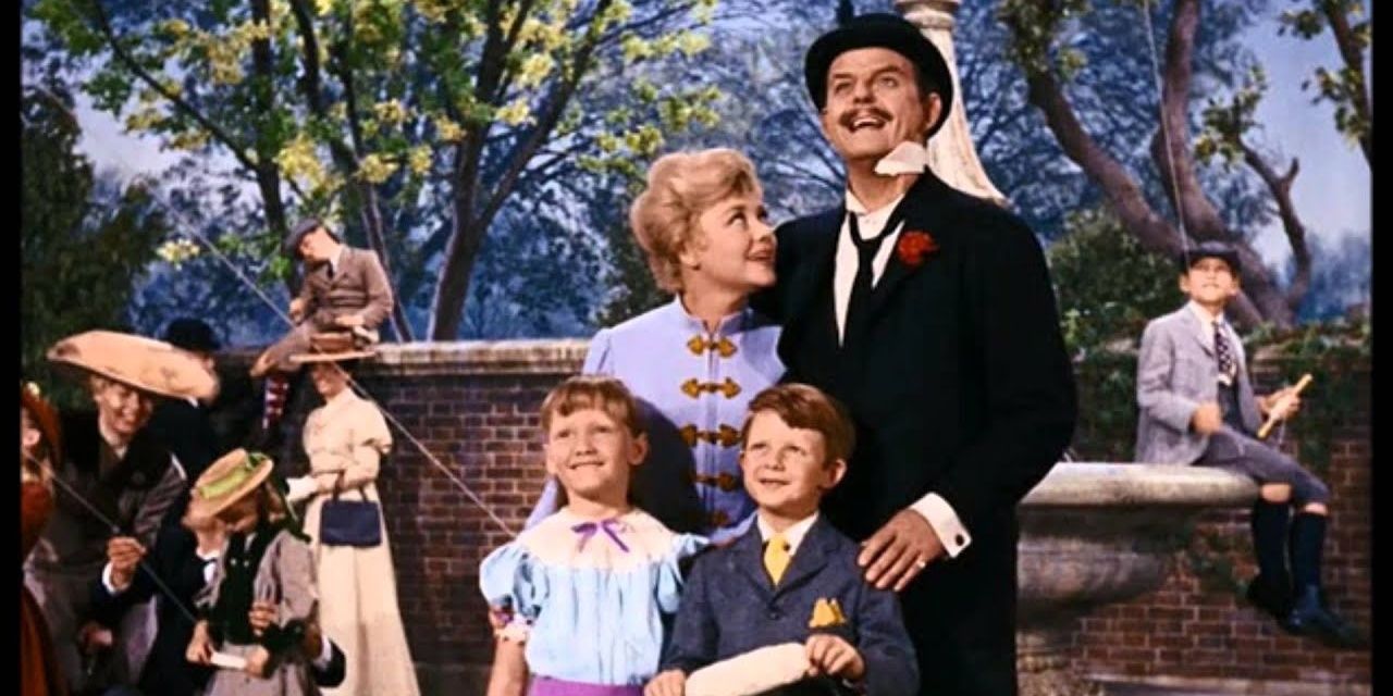 The Banks family in the Disney film &quot;Mary Poppins.&quot;