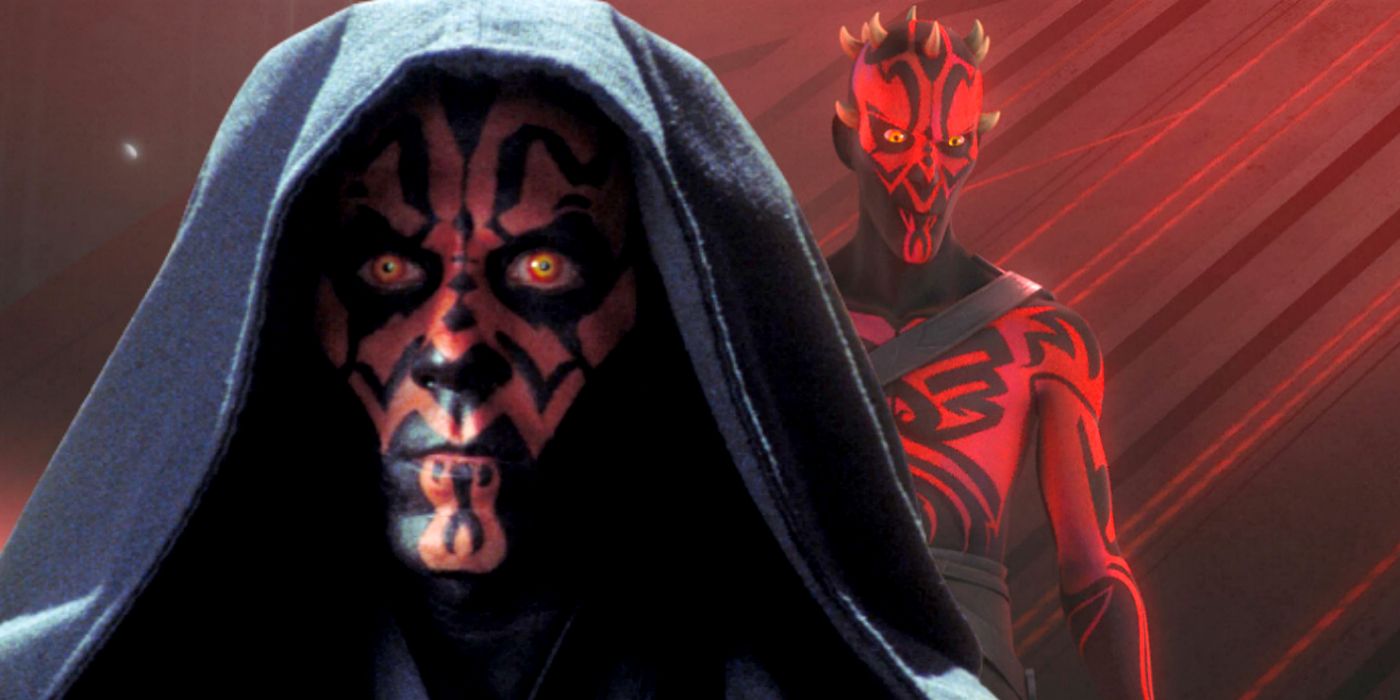Maul in Star Wars Rebels and The Phantom Menace