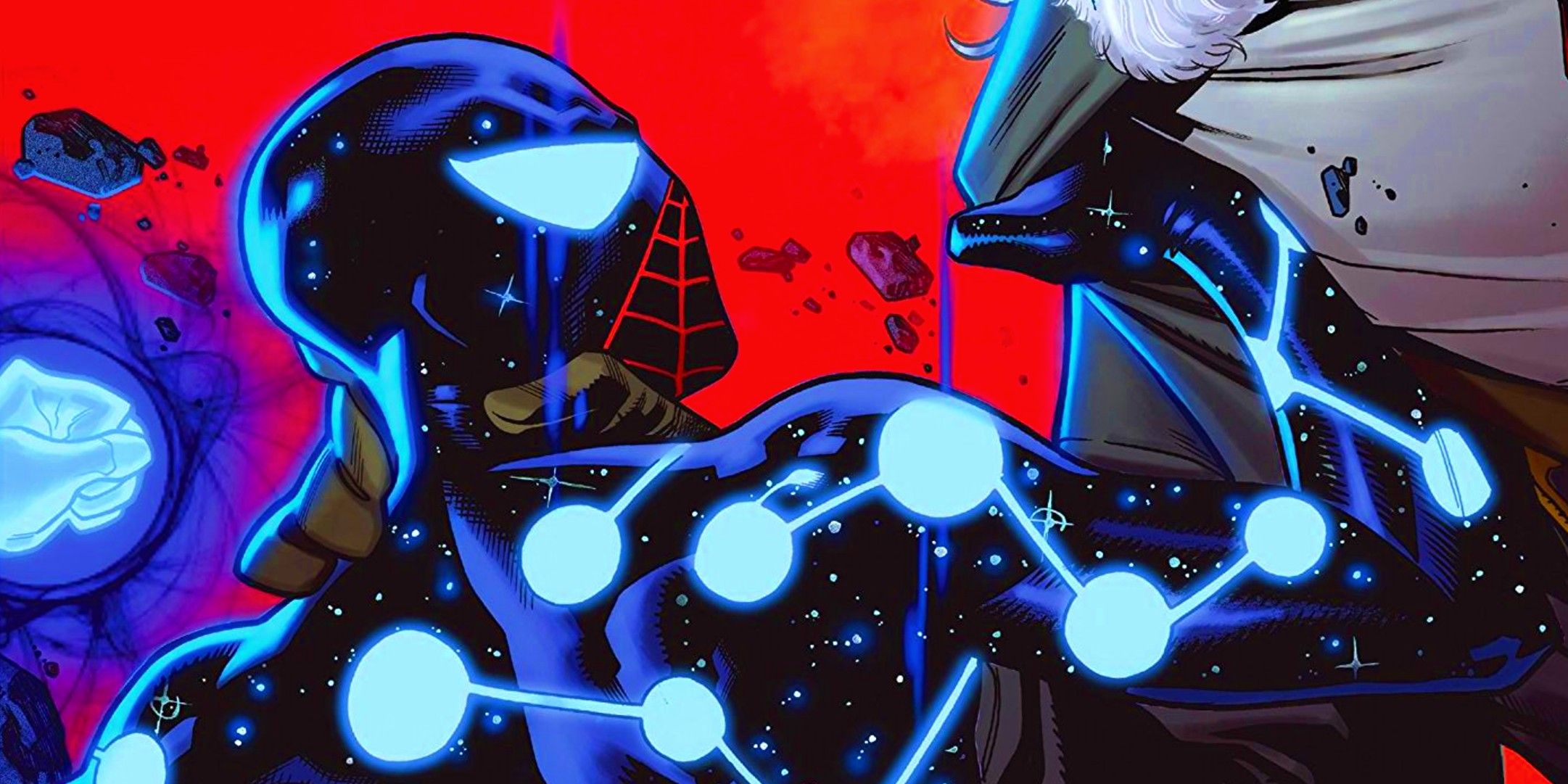 Miles Morales fights as Captain Universe in Marvel Comics.