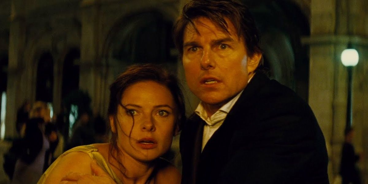 Tom Cruise looking shocked in Mission Impossible Rogue Nation