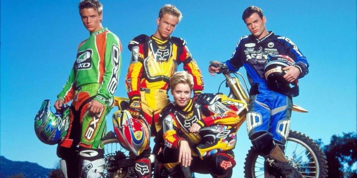Original cast of the DCOM Motocrossed